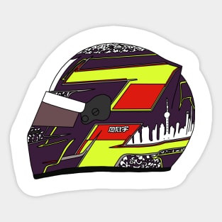 Zhou Helmet Sticker